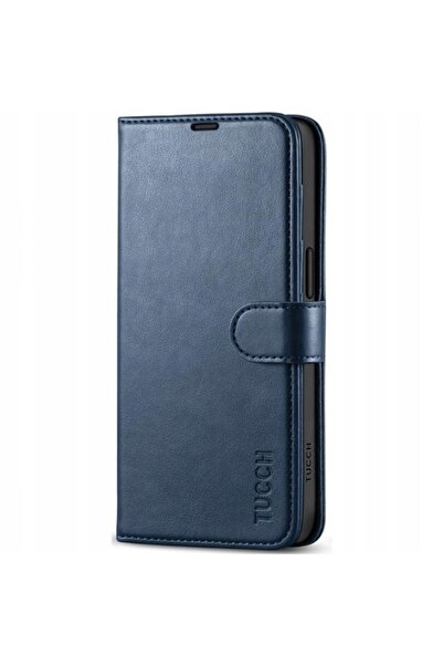 NO BRAND Husă din piele Tucch tip portofel cu protecție RFID pentru iPhone 15...