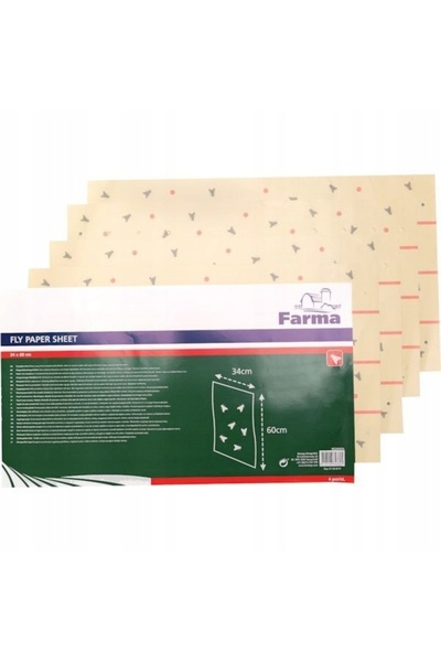 NO BRAND Lep Na Muchy Perdea 340X600Mm 4 bucăți Farmaceutic