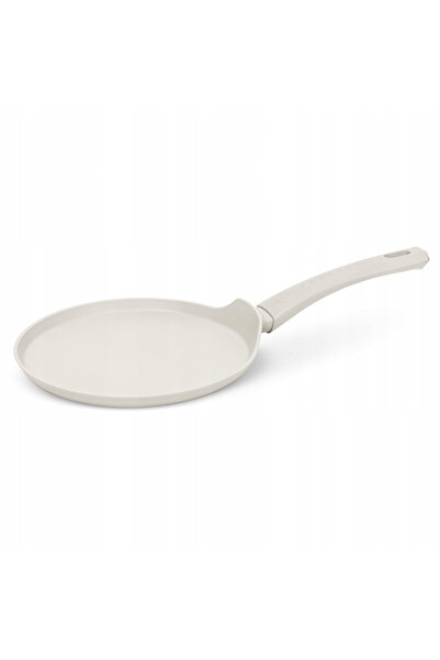 NO BRAND Tigaie pentru clătite de 25 cm, Fashion Ftv-0054 Mată Crem-Auriu