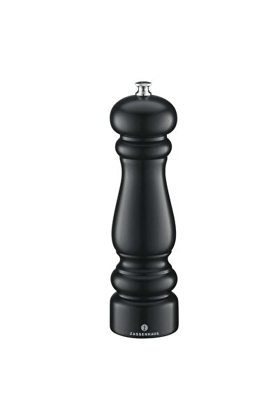 zassenhaus Râșniță de piper medie 5,5 x 20 cm negru