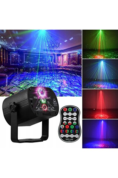 NO BRAND Proiector Disco DJ pentru Petreceri, Iluminat Scenă DMX LED RGB