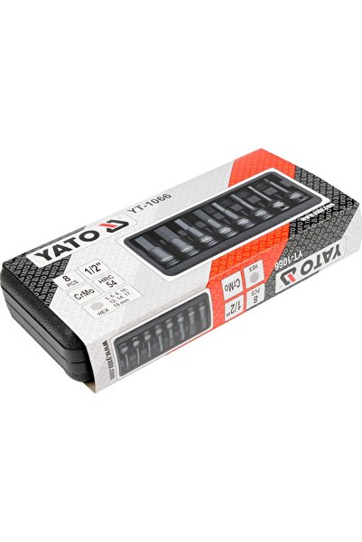 NO BRAND Set de 8 chei de impact hexagonale cu tijă Yt-1066