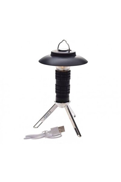 NO BRAND Lampă de camping retro, impermeabilă, 3 moduri de iluminare, USB Type-C
