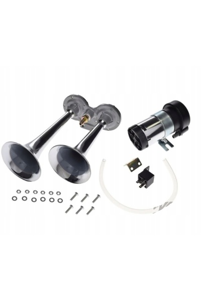 NO BRAND Semnal sonor cromat, compresor de fanfare