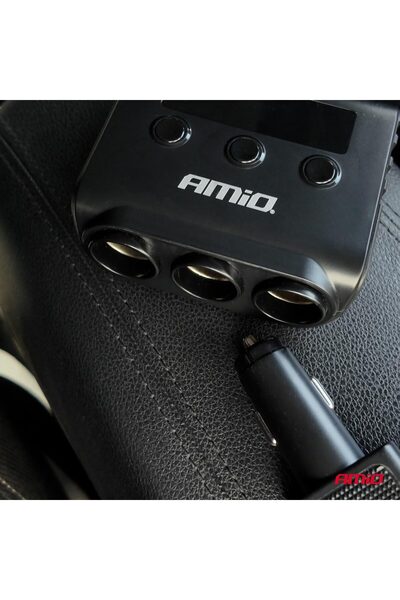 NO BRAND Adaptor încărcător auto cu 4x USB-A QC3.0 PD 3.0 180W Amio