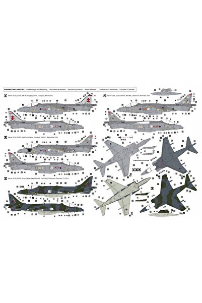 NO BRAND Hobby 2000 48044 1:48 Harrier GR.9 – model de avion cu reacție de as...