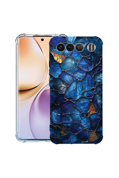 bestcase ®   Husă Antișoc pentru Realme 16, Florală - Hortensie cu Efect de V...