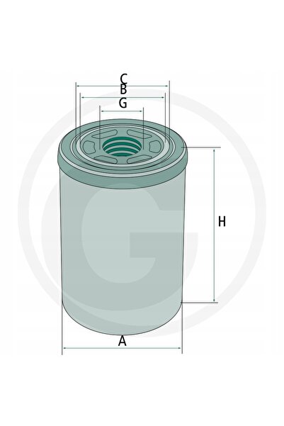 NO BRAND Filtru de ulei hidraulic Deutz 8002174 Echivalent Hf6267 04305722