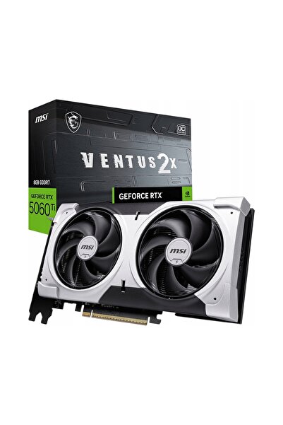 MSİLETİSİM Msi Geforce Rtx 5060 Ti Ventus 2X Oc Plus 8Gb Gddr7 128Bit Placă v...