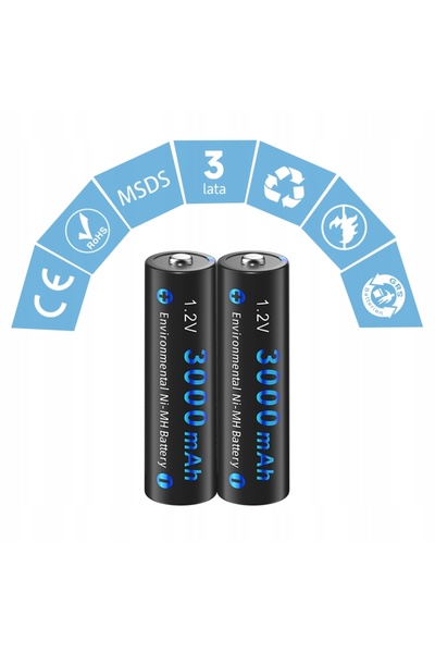 NO BRAND 8 Baterii reîncărcabile AA 1.2V Ni-Mh 2A 3000mAh pentru cameră foto ...