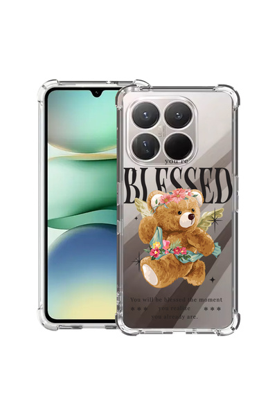 bestcase ®   Αντικραδασμική Θήκη Husa για Motorola Edge 70 Fusion, Τεντι Μπερ...