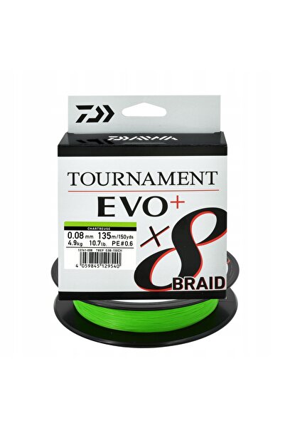 NO BRAND Fir împletit Daiwa Tournament X8 0.08mm 135m chartreuse