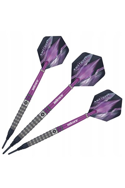 NO BRAND Lotki Rzutki Dart Unicorn Amethyst 4 80% Wolfram 19g
