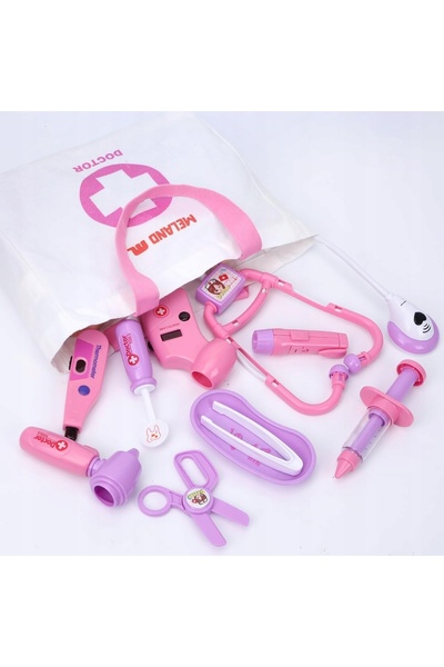 NO BRAND Trusă veterinară mică, accesorii costum doctor veterinar, jucărie ed...