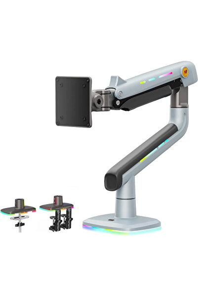NB ERGONOMIC ذراع شاشة ألعاب | زنبرك غازي | دوران 360 درجة | RGB | مناسب لمقا...