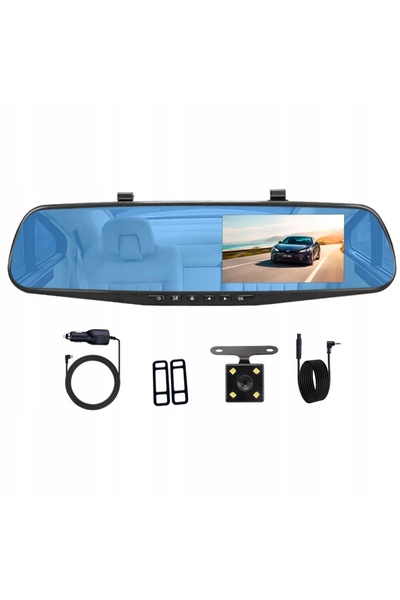 Blow Cameră auto Full HD cu înregistrare video și oglindă retrovizoare "