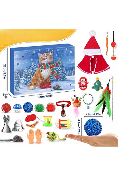 NO BRAND Calendar de Advent pentru pisici, cadou pentru proprietarii de pisic...