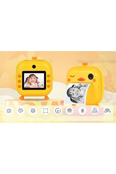 NO BRAND Cameră foto cu imprimantă mini, termică instantanee