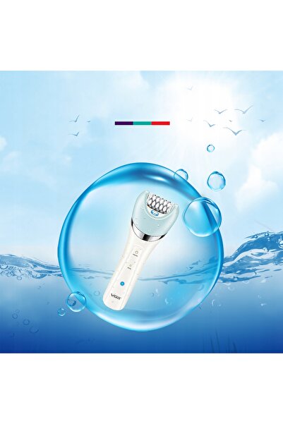 NO BRAND Epilator Vgr 5-în-1 reîncărcabil, impermeabil, pentru îndepărtarea p...