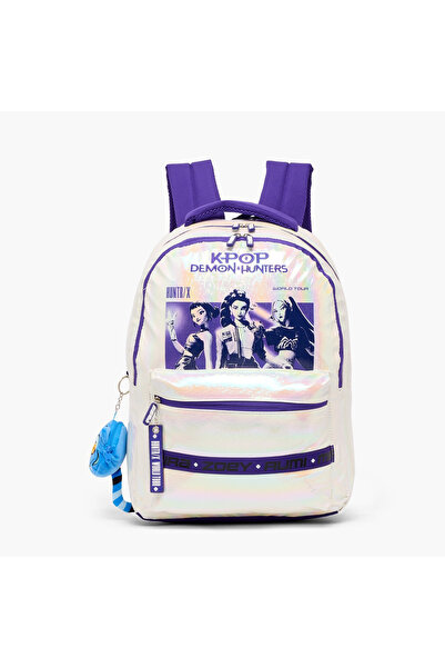 Netflix KPop Print Backpack for Girls 13+ Years with Plush Keyring