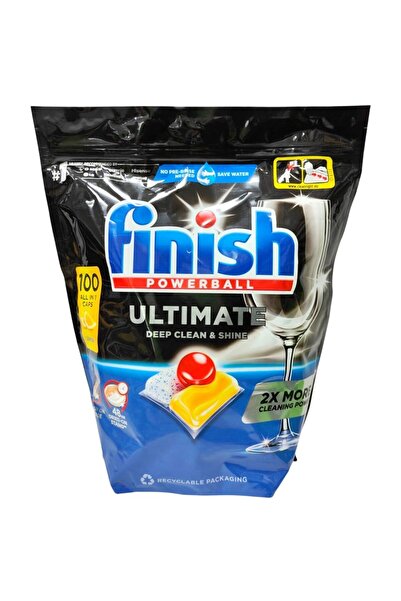 Finish Detergent Vase Capsule 100 pcs Ultimate Lemon