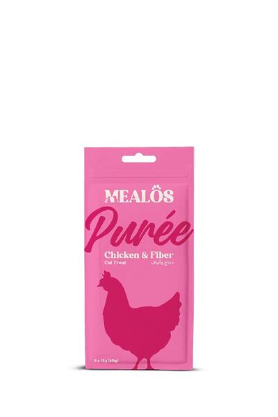 MEALOS ميلوس هريس الدجاج والألياف 60 جم (4×15 جم)