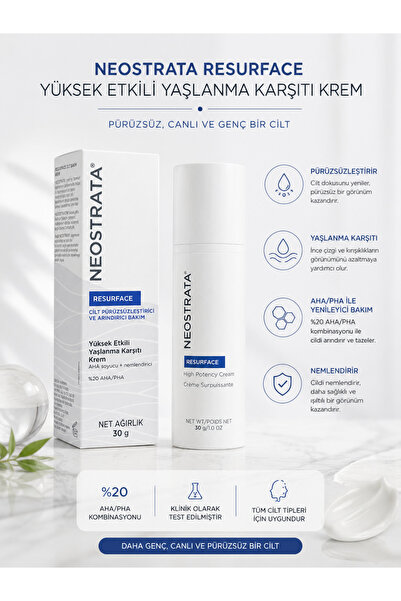 NeoStrata Resurface High Potency Cilt Yenileyici ve Pürüzsüzleştirici Yaşlanm...
