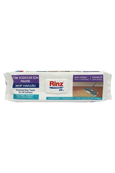 Rinz Wet Mops for Floors 40 pcs