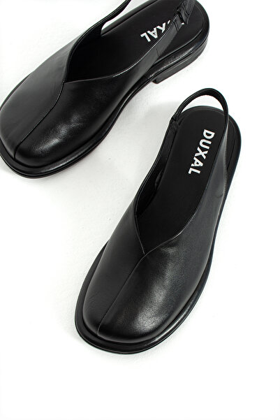 DUXAL SHOES صندل نسائي من الجلد الطبيعي بتصميم V-cut من Alonso