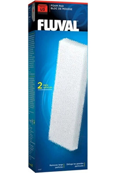 Fluval U3 Αφρώδες Σφουγγάρι για Αξεσουάρ Φίλτρου Ενυδρείου 2 Τεμάχια