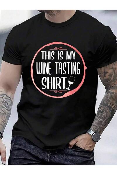 799 100% Cotton This Is My Wine Tasting Shirt T-Shirt Men's Women's Vintage S...