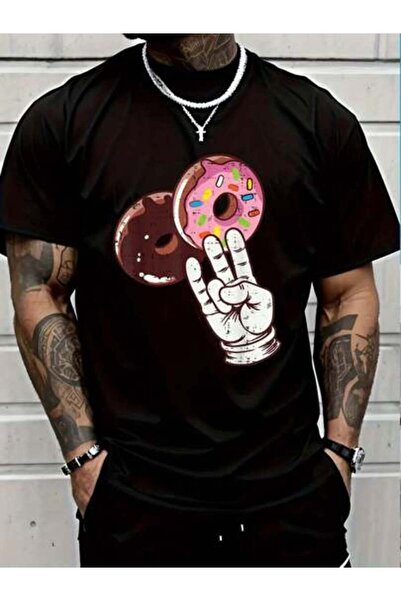799 100% Cotton Dirty Humor 2 Pink 1 In The Stink I Donut Jokes Round Neck Sh...