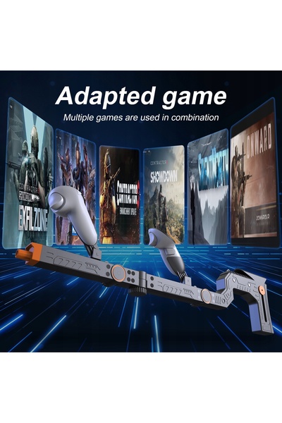 NO BRAND Spatulă VR reglabilă pentru Met Quest 3/3S, accesoriu pentru pistol,...