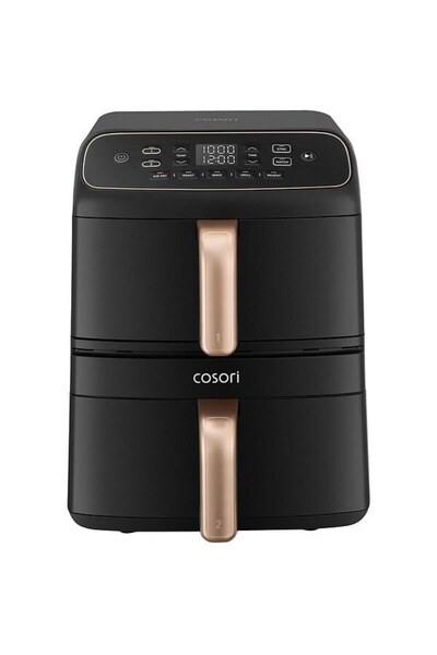 COSORI Turbo Tower Compact Dual Hot Air Fryer CAF-DC861-CEUR, 8.6l, 2630W, ne...