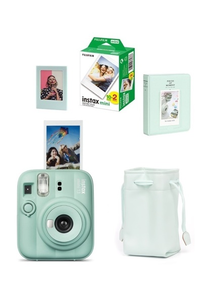 Fujifilm Instax Mini 13 Fotoğraf Makinesi-20'li Film-Büzgülü Kılıf-64lü Albüm...