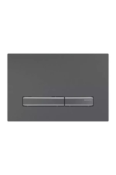 Geberit Sigma50 Placă de acționare Crom/Negru Periat