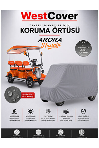 WestCover Arora Nostaji Tenteli 4-Wheel Electric Moped Compatible Waterproof ...