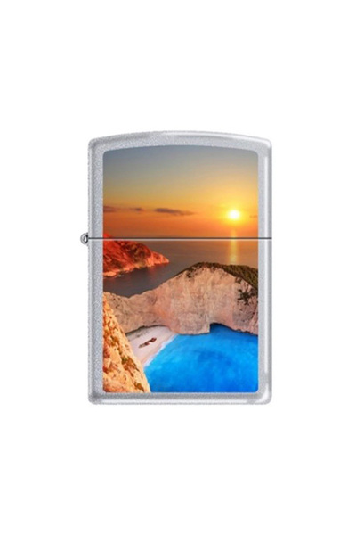 Zippo Αναπτήρας Ζίππο Σατέν Χρώμιο, Νησί Ζακύνθος, Ελλάδα ®