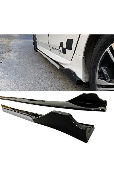 HasAkman Renault Megane 4 2016+ Gri Şeritli Renkli Yan Marşpiyel 2 Adet Piona...