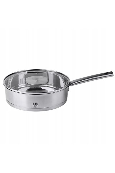 Karl Hausmann Tigaie adâncă din oțel inoxidabil cu capac, GASTRO 24CM, pentru...