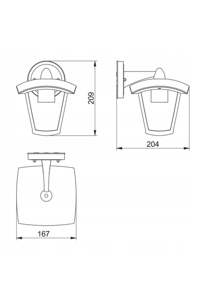 GTV MARINA-AD LAMPĂ DE GRĂDINĂ TIP DOWNLIGHT, SIMPLĂ, NEAGRĂ MARINADA00