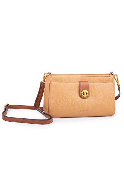Nas Bag Mini Women's Crossbody and Shoulder Bag (22X14 cm) Camel