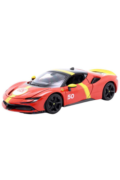 BBURAGO Ferrari Sf90 Stradale Fiorano Spec. |   1:18 Model Car |   Openable D...
