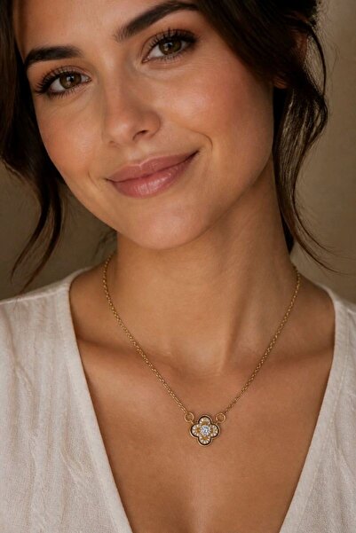 Monalisa Home Figured Anti-Tarnish Steel Adjustable Chain Luxury Necklace