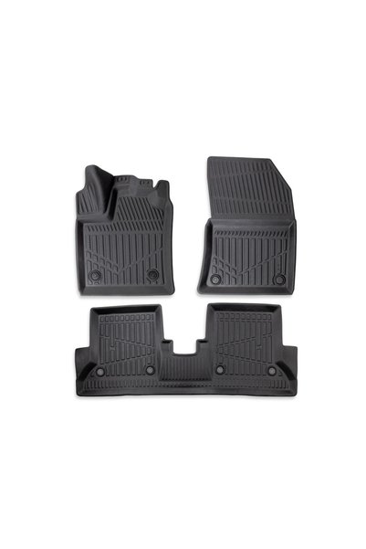 DELUXETUNING Set covorase auto cauciuc BMW seria 1 E87 2004-2010, forma tavit...