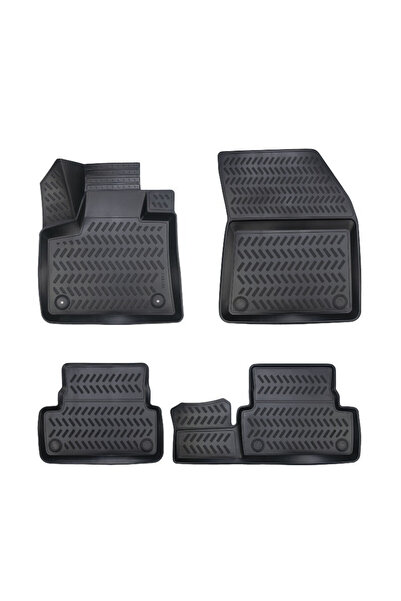 DELUXETUNING Set covorase auto cauciuc Peugeot 3008 2016-> forma tavita