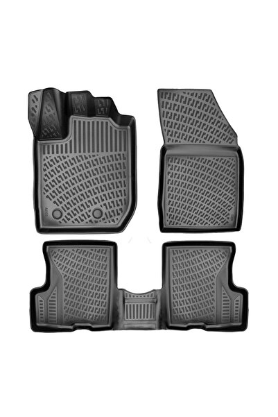 DELUXETUNING Set covorase auto cauciuc Dacia Duster II 2021-2024, forma tavita