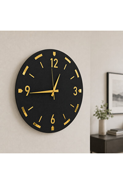 AA Shop 45 cm Aynalı Pleksi Modern Duvar Saati Sessiz Akar Mekanizmalı Dekora...