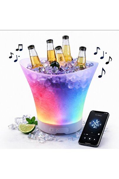 OEM Frapiera LED 5 L cu boxa Bluetooth, efecte luminoase RGB, port USB