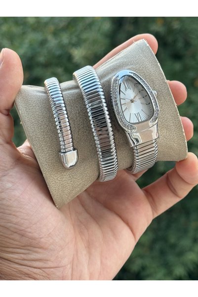 Tulpar New Season Special Design Snake Model Women's Wristwatch with Ankle-Wrapping Strap